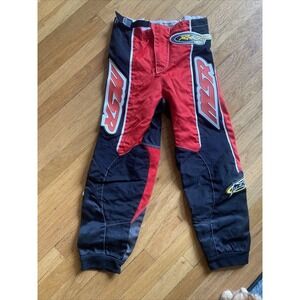MS Racing Pants Pro Comp (Size 28) Red Black